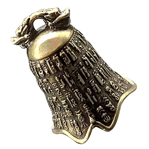 CHICAMPERA Campana De Bronce Decorativo Tintineo Repicar Feng Campanas Artesanales Campanas para Manualidades Decoraciones De Campana Campanas Doradas Encantos Colgantes De Bricolaje Latón