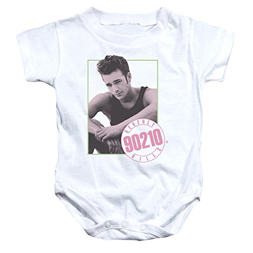 MMM Merchandising 90210 Toddler Dylan Onesie, 6 Months, White