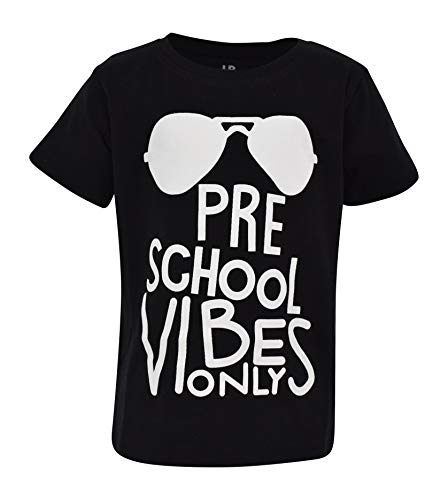 Image of Unique Baby Boys Preschool Vibes Only Back to School T Shirt