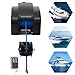45lb Boat Electric Anchor Winch, 12V Saltwater Marine Anchor Windlass System, Boat Anchor Winch with Remote Control, 100ft Anchor Rope, Heavy Duty Towing Winches for 24ft Boats (Black, 45LBS)