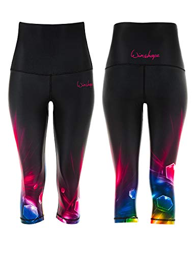 Winshape Damen Functional Power Shape 3/4-Tights Leggings Anti-Rutsch High...