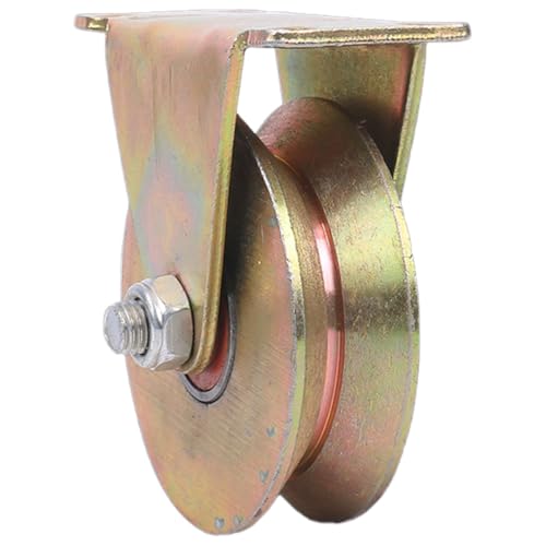 Rueda de polea de cable de 4 pulgadas con soporte de hierro V-Sd - Capacidad de alta carga para cuerda móvil industrial y bloque de polea fiable