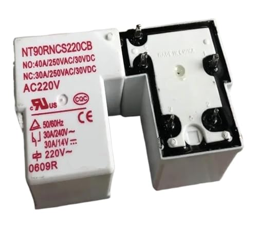 Relais T90-1C-5P-220VAC-40A NT90RNCS220CB commutateur électromécanique 5 broches