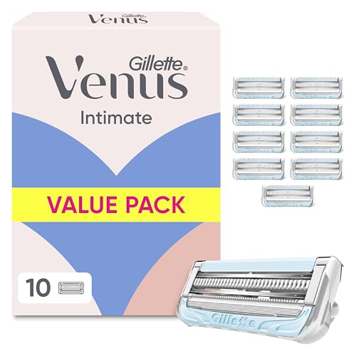 Gillette Venus Pubic Hair & Skin 10 Razor Blade Refills