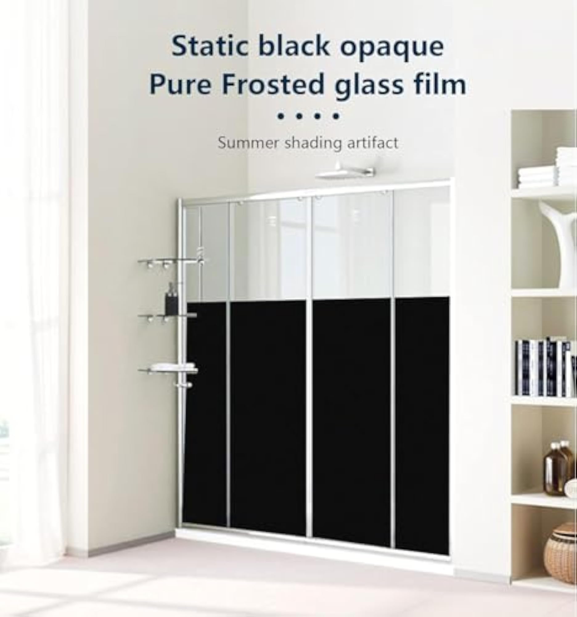 Privacy Window Tint Adhesive Sheets for Home
