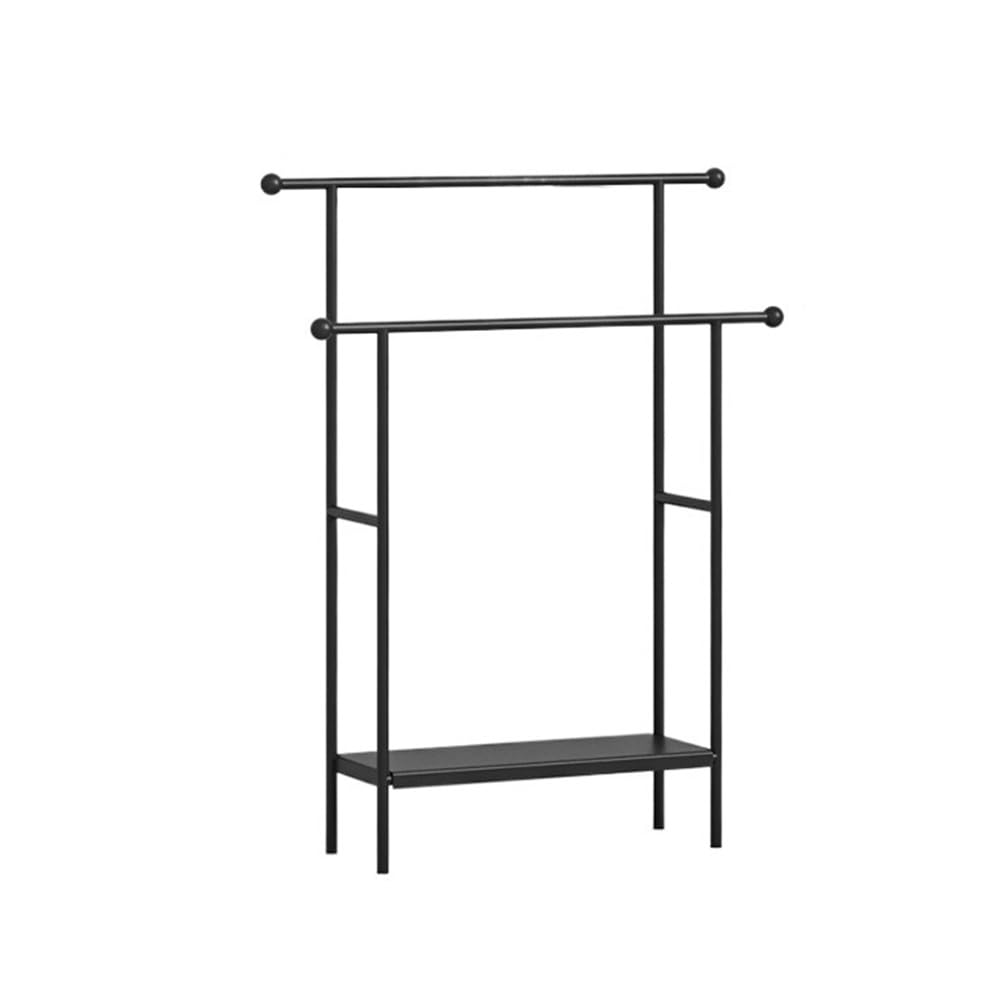 towel rail Bathroom Floor-standing Towel Rack Storage(Black)