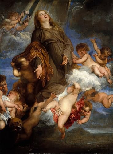 Impression toile Van Dyck Palerme grand format pour salon et bureau