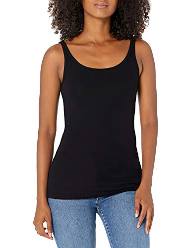Image of Amazon Essentials Women's Slim-Fit Thin Strap Scoop Neck Tank Top