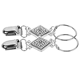 GARVALON 2 Stück Hutclips für Reisen Vielseitige Sonnenhuthalter mit...