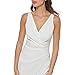 GUESS Women's Origami Sheath Sleeveless Dress, Ivory, 10