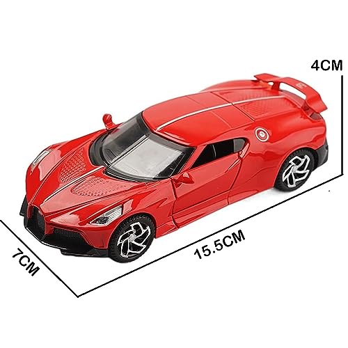 Image of DARVICE Alloy Die Cast Metal Car Toy Car 1:32 Scale Lavoitor Model Pull Back Diecast Pullback Toy car with Openable Doors & Light, Music Toy Car for Kids