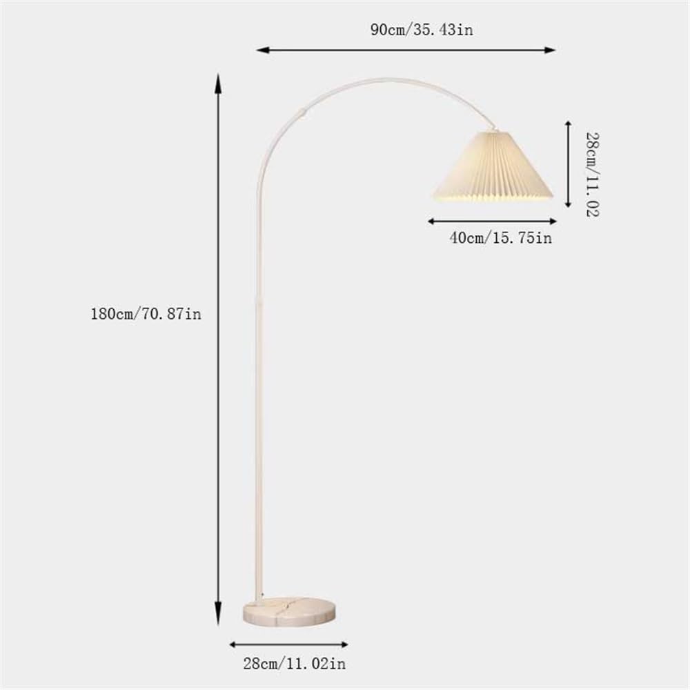 Piantana Lampada da Terra Lampada da Terra a LED dimmerabile for Soggiorno, Ufficio, lampade con Paralume e Telecomando, for camere Letto Lampada da Terra
