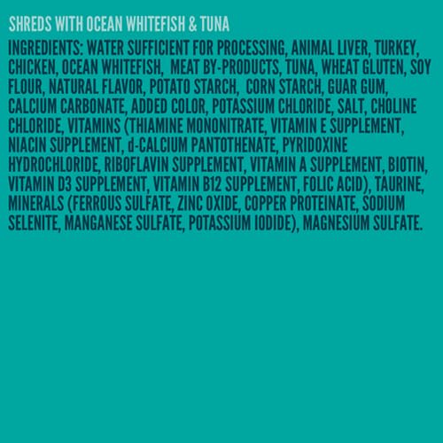 Image of A Strong Heart Canned Wet Cat Food, Shreds with Ocean Whitefish & Tuna - 5.5 oz Cans (Pack of 24), Made in The USA with Real Ocean Whitefish & Tuna