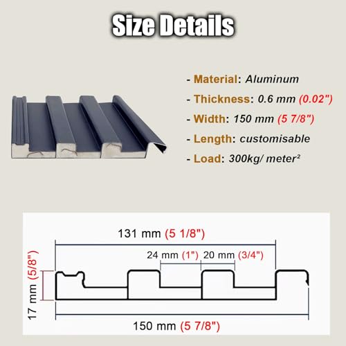 Láminas de techo de aluminio para cenadores y protección de terrazas 6