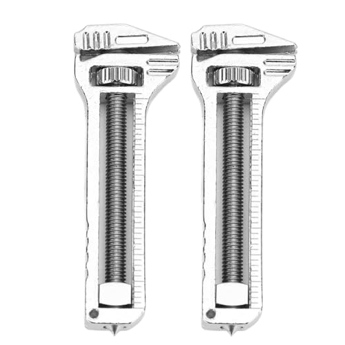 Multiherramienta 2 piezas mini llave multiherramienta ajustable y compacta, llave abridor de botellas multifuncional para preparación diaria, mochilero, camping