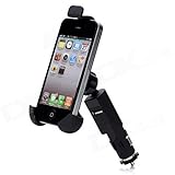 Car Mount Charger Socket Holder with USB Port Dock Cradle Swivel for MetroPCS LG Optimus F60 - MetroPCS LG Optimus L70 - MetroPCS LG Optimus L90 - MetroPCS Samsung Galaxy Avant