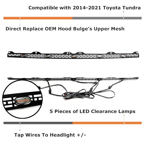 Kit de lámparas LED frontal para Toyota Tundra 2014-2021 miniatura 2