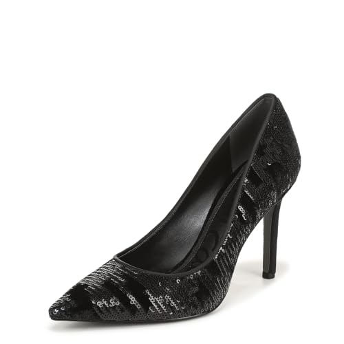 Image of Sam Edelman Women's Hazel Pump, Black Sequin, 8 Medium