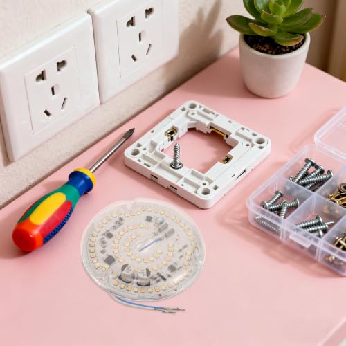 Kit de luz LED regulable que elimina sombras en bases de ventilador de techo 7