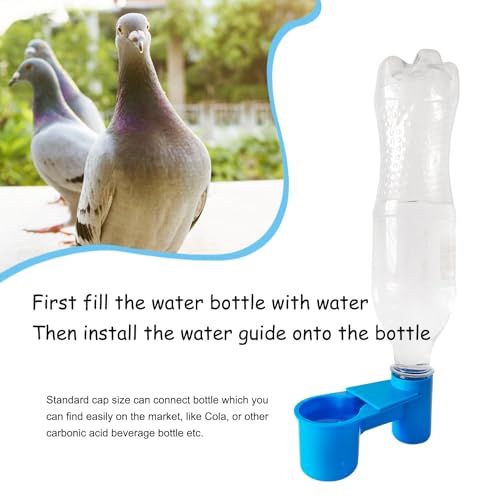 Guia de água de pombo (azul, 5 peças)