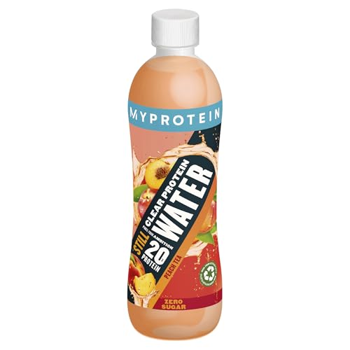 Myprotein Clear Protein Water - Bebida alta en proteínas de té de melocotón, lista para beber, 6 x 500 ml