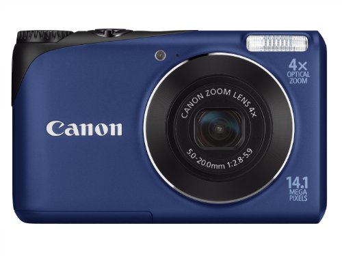 Canon PowerShot A2200 Digitalkamera (14,1 MP, 4-fach opt, Zoom, 6,9cm (2,7 Zoll) Display) blau – Bild 3