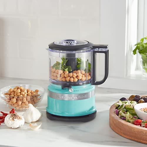 KitchenAid KFC3516AQ 3.5 Cup Mini Food Processor, Aqua Sky Blue by KitchenAid - Image 3
