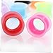 PACKOVE 24pcs Mixed Color Silicone Ear Tunnel Plugs and Stretchers Double Flared Ear Expanders Body Piercing Jewelry for Men Women Comfortable Lightweight Fashionable Accessories