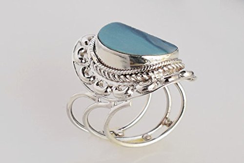 Bague opale de feu multicolore en argent, le reflet de votre éclat intérieur - 4