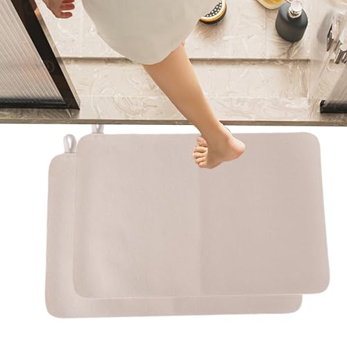 Sauna Cushion - Shower Seat Cushion, Water Absorbent Pad Sauna | Soft 2X Thick Felt Sauna Floor Doormats, Hanging Loop Heat Insulation and Water Absorbent Mat for Sauna Bath House Shower Room