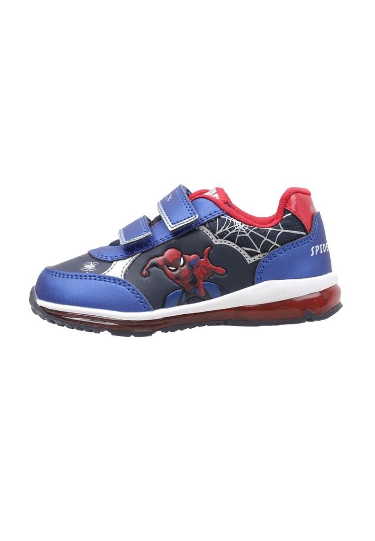 Geox B Todo Boy, Zapatillas para Bebé-​Niños, Navy/​Red, 20 EU