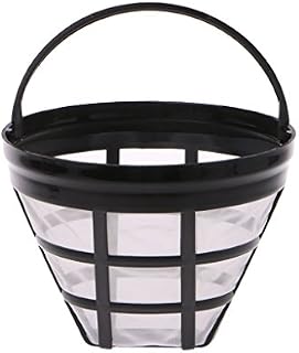 Mesh Sieve, Stainless Steel + Nylon net Replacement Coffee Filter Reusable Refillable Basket Cup Style Brewer Tool