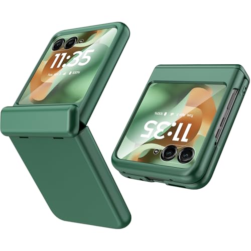 Coque Motorola Razr 60 Miimall en polycarbonate vert avec charnière
