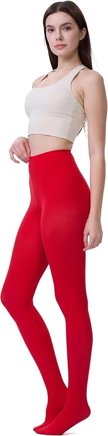 Zylum Fleece Lined Leggings Women Winter Warm Thick Tights Thermal Velvet Pants Tummy Control Soft Stretchy (M, Beige) - Image 5 thumbnail