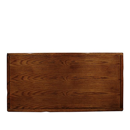 Image of Leick Home Sibley Coffee Table, 38 inch, Rustic Oak