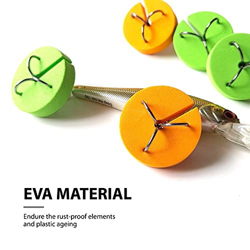 Angelhaken-Abdeckungen, Haken-Hauben, Drillingshaken – Einheitsgröße, verheddert nicht, EVA-Material, schützt Ihre… – Bild 4