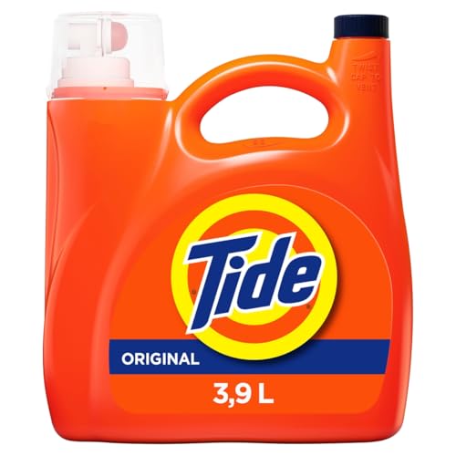 Tide Detergente Líquido Original, para ropa blanca y de color, aroma clásico y reconocible, 100 Cargas, 3,9L