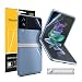 Produktbild GOBUKEE[1 SET 5PCS] Schutzfolie für Samsung Galaxy Z flip 3 5G Folie für galaxy z flip3 Vollabdeckung Klar HD Weich TPU Displayschutzfolie [Fingerabdruckerkennung]
