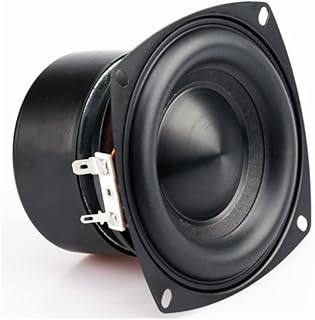 ALHAQ 1pcs 4 Inch Bass Speaker 4 Ohm 8 Ohm 40W Portable Audio Subwoofer Speaker HiFi Stereo Home Theater Louspeakers DIY (Color : Blue)