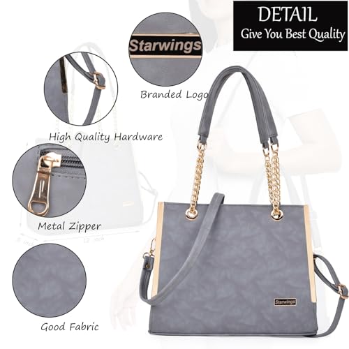 Image of STARWINGS PU Synthetic Leather Women's Satchel Bag | Ladies Travel Handbag