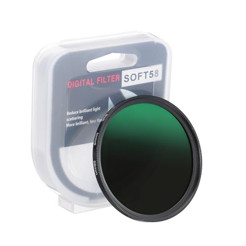 Filtro de niebla de 58 mm para suavizar la piel en retratos y eliminar nitidez digital
