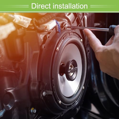 QUARKZMAN Universelles 4,5-Zoll-Lautsprechergitter aus Mesh für Audio-Subwoofer 120x6,5 mm Gitter ohne Rahmen Schwarz - Packung mit 2