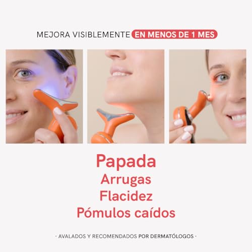 Masajeador facial y cuello profesional para una rutina de cuidado y lifting en casa 2