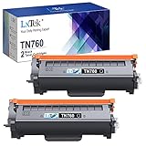 LxTek Compatible Toner Cartridge Replacement for Brother TN760 TN 760 TN730 TN 730 to Compatible with MFC-L2710DW HL-L2350DW HL-L2370DWXL MFC-L2750DW HL-L2395DW MFC-L2690DW Tray (Black, 2 Pack)
