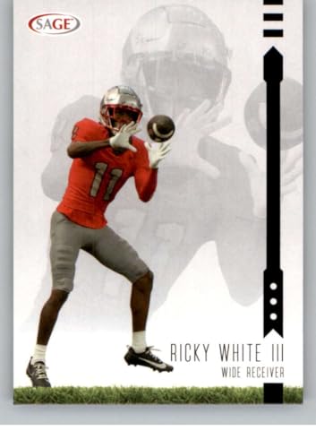 2025 Sage Hit Draft #11 Ricky White UNLV Rebels Football Card in Raw (NM or Better) Condition