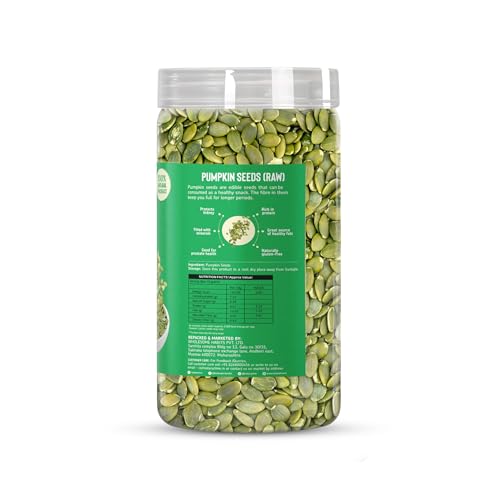 Image of Eat Anytime Pumpkin Seeds 500 g | Source of Magnesium, Fibre & Protein | 100% Natural | Seeds for Weight Management