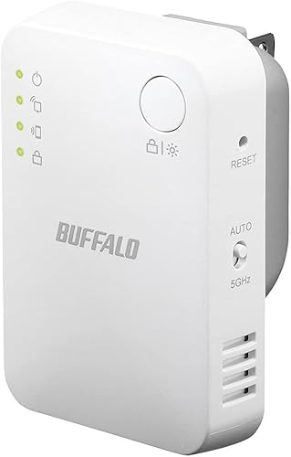 バッファロー WiFi 無線LAN 中継機【iPhone13/12/11 / Nintendo Switch メーカー動作確認済み】Wi-Fi5 433+300Mbps コンセント直挿しモデル 簡易パッケージ 日本メーカー WEX-733DHP2/N