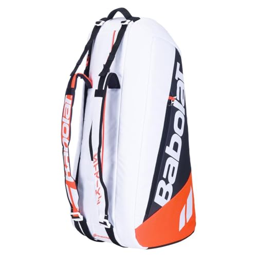 Raqueteira Babolat Pure Strike X6 Branco Preto e Vermelho - 2024