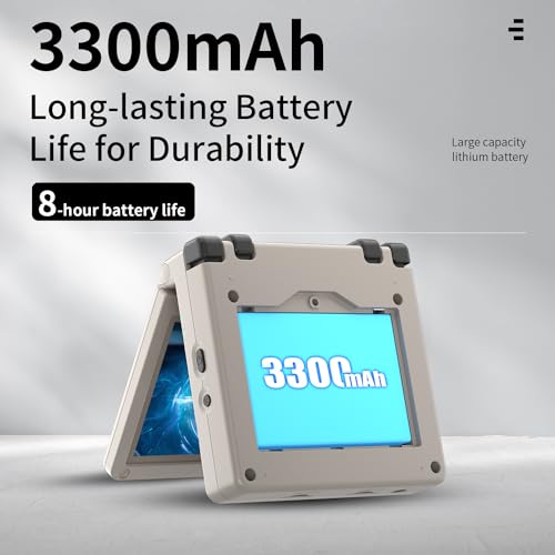 Image of RG35XXSP Portable Flip Retro Handheld Game Console RG35XX SP Flip Game Console Linux System 3.5 '' IPS Screen 64G Preloaded 5532 Games RG 35XXSP Support HDMI TV Output 5G WiFi Bluetooth 4.2 Grey