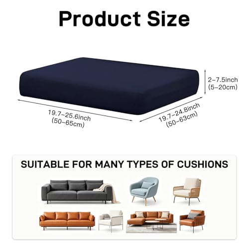 Housse de coussin de canapé extensible et lavable pour mobilier extérieur